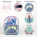Disney Disney Stitch Backpack Kids 30 cm Transparent Front Pocket Girls