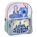 Disney Disney Stitch Backpack Kids 30 cm Transparent Front Pocket Girls