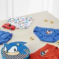 Sonic the Hedgehog Sonic the Hedgehog Ondergoed Jongens – 5 Pack Slips – Kinder Onderbroeken Set