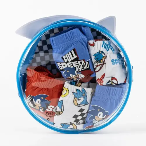 Sonic the Hedgehog Sonic the Hedgehog Ondergoed Jongens – 5 Pack Slips – Kinder Onderbroeken Set