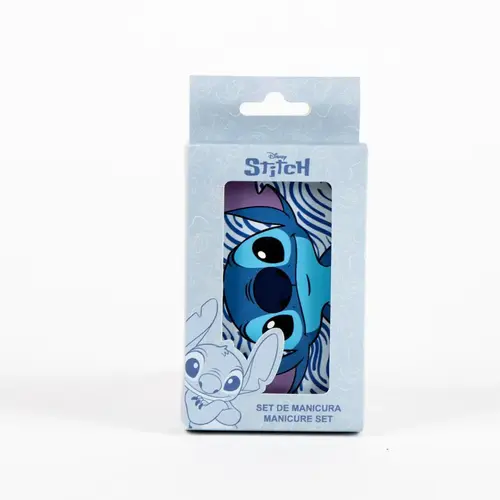 Disney Disney Stitch Manicure Set Meisjes – Nagelset Kinderen met Schaartje en Vijl – Compact Reisset