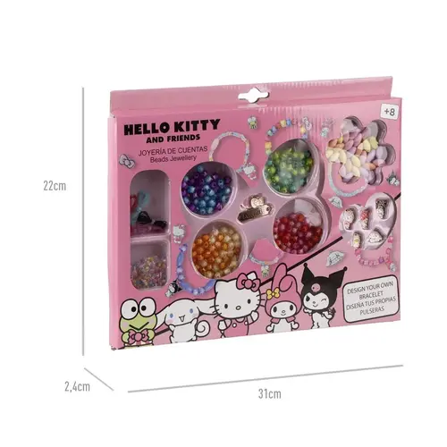 Hello Kitty Hello Kitty Armbandjes Maken Set Meisjes – DIY Sieraden Set Kinderen met Kralen en Bedels
