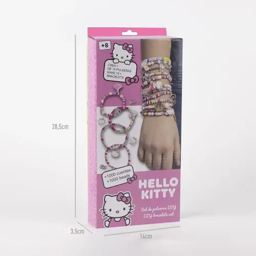 Hello Kitty Hello Kitty Armbandjes Maken Set Kinderen – DIY Kralen Set – 1000+ Kralen – Knutselen Meisjes en Jongens – Creatief Speelgoed
