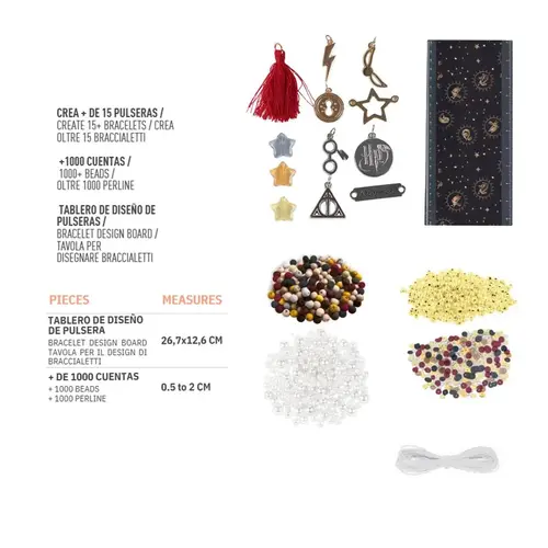 Harry Potter Harry Potter Armbandjes Maken Set Kinderen – DIY Kralen Set – 1000+ Kralen – Knutselen Jongens en Meisjes