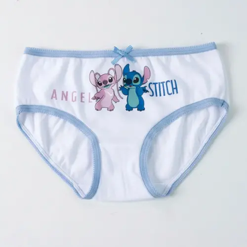 Disney Disney Stitch Ondergoed Set Meisjes – 5 Stuks – Lilo & Stitch – Kinder Onderbroek – Inclusief Opbergtas