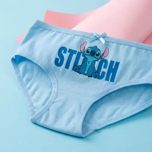 Disney Disney Stitch Ondergoed Set Meisjes – 5 Stuks – Lilo & Stitch – Kinder Onderbroek – Inclusief Opbergtas