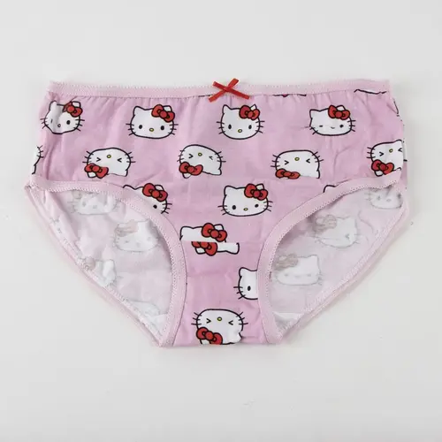 Hello Kitty Hello Kitty Ondergoed Set Meisjes – 5 Stuks – Kinder Onderbroek – Schattige Prints – Inclusief Opbergtas
