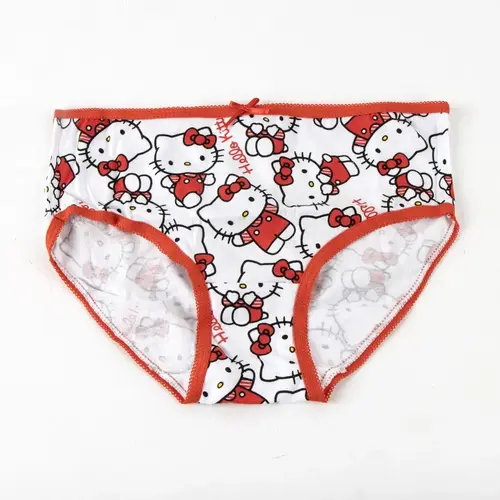 Hello Kitty Hello Kitty Ondergoed Set Meisjes – 5 Stuks – Kinder Onderbroek – Schattige Prints – Inclusief Opbergtas