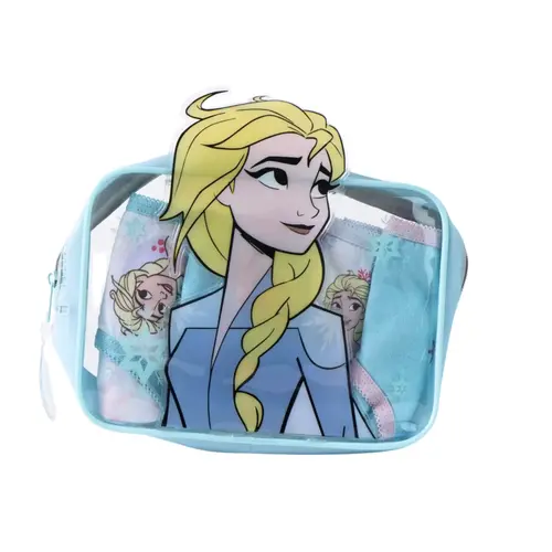 Disney Frozen Ondergoed Set Meisjes – 5 Stuks – Kinder Onderbroek – Elsa & Anna – Inclusief Opbergtas