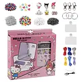 Hello Kitty Hello Kitty DIY Bracelet & Keychain Set – 250+ Beads – Includes Charms, Cords and Phone Tether