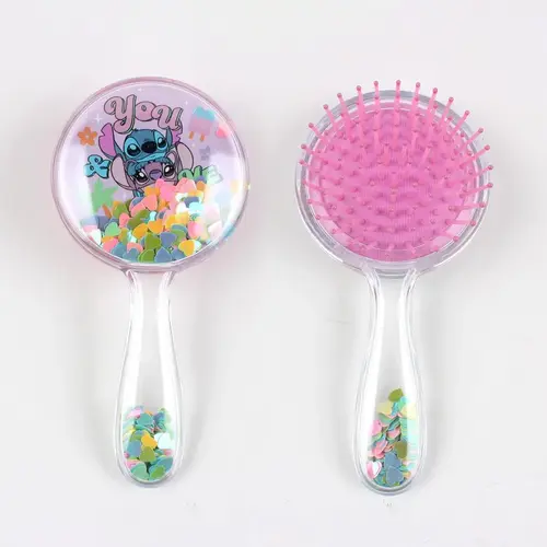 Disney Disney Stitch Beautyset voor Meisjes – Haaraccessoires Set met Haarborstel, Scrunchie, Clips en Armband – Inclusief Opbergtas