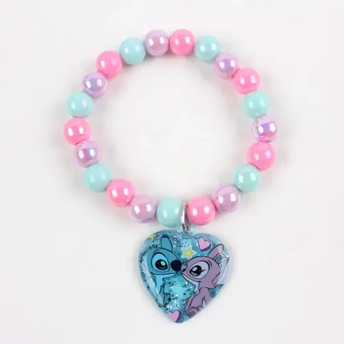 Disney Disney Stitch Beautyset voor Meisjes – Haaraccessoires Set met Haarborstel, Scrunchie, Clips en Armband – Inclusief Opbergtas