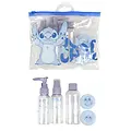Disney Disney Stitch Hygiene Set for Kids – Travel Bottle Set with Pump Bottle, Spray Bottle, Bottle and Storage Bag