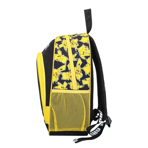 Pokemon Pokémon Pikachu Rugzak en Etui Set – Schooltas met Dubbel Etui – Zwart Geel – Officieel Gelicenseerd
