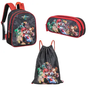 Super Mario Mario Kart World Backpack Set Super Mario Mario Kart World Backpack Set
