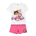 Gabby's Poppenhuis Gabby's Dollhouse Pet, Kledingset en Poncho Set – Meisjes Zomer Bundle – Roze Wit – Officieel Gelicenseerd
