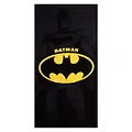 DC Comics Batman Strandlaken 90 x 180 cm – Sneldrogende Strandhanddoek – Zwart Geel – Officieel DC Comics Gelicenseerd