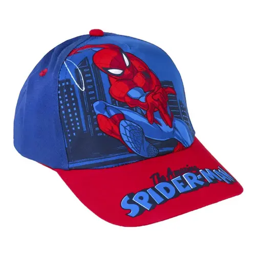 Marvel Marvel Spiderman Pet en Zonnebril Set – Kinder Cap met UV400 Bescherming – Verstelbaar – Blauw Rood – Officieel Gelicenseerd