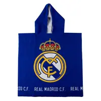 Real Madrid Poncho Kinderen Blauw – Sneldrogend – Officieel Gelicenseerd