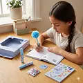 Disney Disney Stitch Dagboek met Slot en Fluffy Pen - Complete Schrijfset met Stickers en Accessoires - Officieel Gelicenseerd