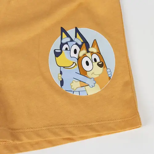 Bluey Bluey en Bingo Shortama Zomerset voor Jongens - T-Shirt en Korte Broek - Officieel Gelicenseerd