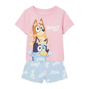 Bluey Bluey en Bingo Shortama Meisjes - Roze