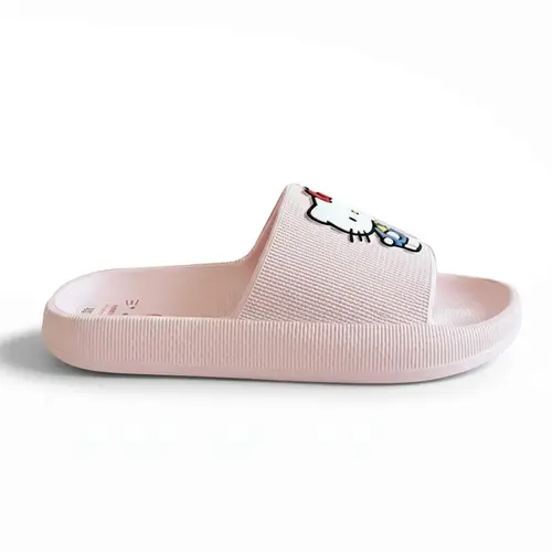 Hello Kitty Hello Kitty Slippers Roze voor Meisjes – Comfortabele Badslippers – Officieel Gelicenseerd
