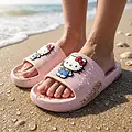 Hello Kitty Hello Kitty Slippers Roze voor Meisjes – Comfortabele Badslippers – Officieel Gelicenseerd