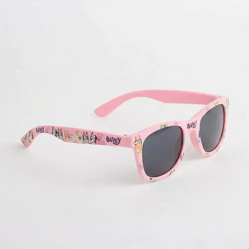 Bluey Bluey en Bingo Pet met Zonnebril voor Meisjes - Roze - UV400 Bescherming - Officieel Gelicenseerd