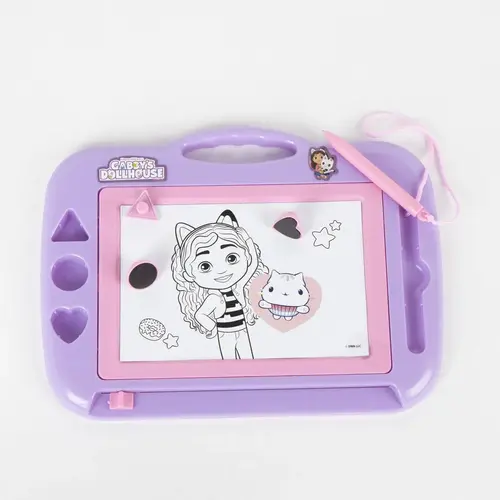 Gabby's Poppenhuis Gabby's Poppenhuis Magnetisch Tekenbord voor Kinderen - Inclusief Pen en Stempels - Officieel Gelicenseerd