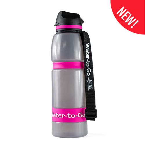WatertoGo Water-to-Go Active Water Bottle with Filter – Pink – BPA Free – Sports and Outdoor Drink Bottle WatertoGo Water-to-Go Active Water Bottle with Filter – Pink – BPA Free – Sports and Outdoor Drink Bottle