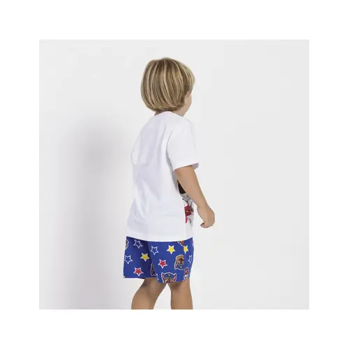 Nickelodeon Paw Patrol Shortama Jongens – Zomerset met T-Shirt en Korte Broek – Wit Blauw – Officiële Merchandise Nickelodeon Paw Patrol Shortama Jongens – Zomerset met T-Shirt en Korte Broek – Wit Blauw – Officiële Merchandise