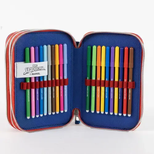 Marvel Marvel Spiderman Gevuld Etui 3 Vaks – Officieel Gelicenseerd Marvel Marvel Spiderman Gevuld Etui 3 Vaks – Officieel Gelicenseerd
