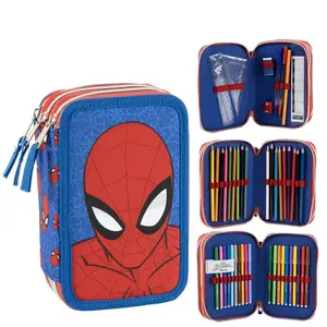Marvel Spiderman Federmäppchen Gefüllt 3 Fächer Marvel Spiderman Federmäppchen Gefüllt 3 Fächer