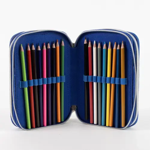Sonic the Hedgehog Sonic the Hedgehog Gevuld Etui 3 Vaks – 46 Delig – 3D Ring Design – Officieel Gelicenseerd