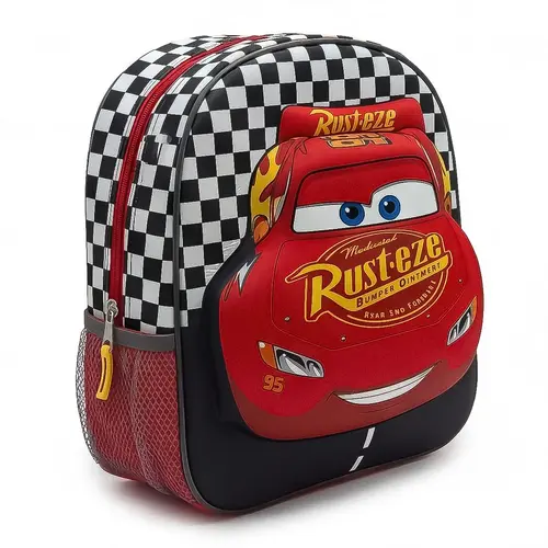 Disney Cars Rucksack Lightning McQueen 31 x 25 x 10 cm – 3D Vorderseite – Offiziell Lizenziert Disney Cars Rucksack Lightning McQueen 31 x 25 x 10 cm – 3D Vorderseite – Offiziell Lizenziert