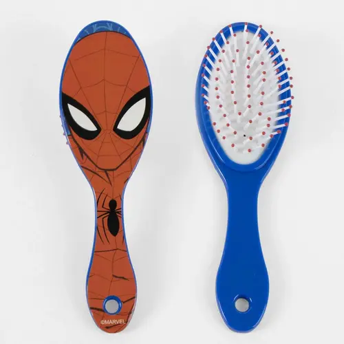 Marvel Spiderman Verzorgingsset Jongens met Transparante Toilettas Handdoek Haarborstel en Hervulbaar Flesje Officieel Gelicenseerd Marvel Spiderman Verzorgingsset Jongens met Transparante Toilettas Handdoek Haarborstel en Hervulbaar Flesje Officieel Gelicenseerd