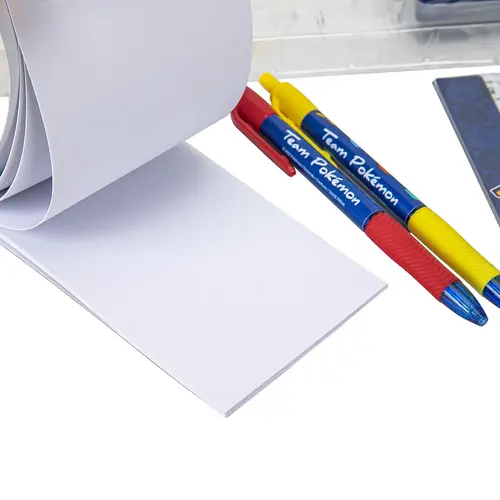 Pokemon Pokémon Schrijfset met Etui Kleurpotloden Notitieboek Liniaal Pennen Officieel Gelicenseerd