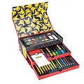 Pokemon Pokémon Tekenkoffer 52 Delig – Kleurset met Stiften Verf Kleurpotloden en Tekenaccessoires – Officiële Pokémon Merchandise