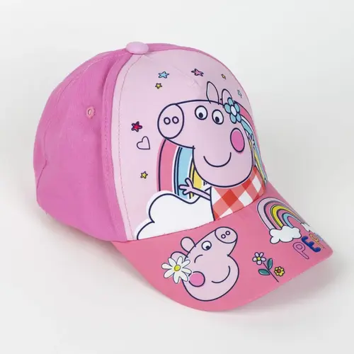 Peppa Pig Peppa Pig Pet en Zonnebril Set Kinderen - Roze - UV400 Bescherming - Verstelbare Pet - Officiële Merchandise