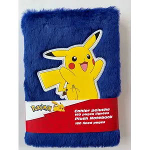 Pokemon Pokémon Plüsch Notizbuch Pikachu Blau
