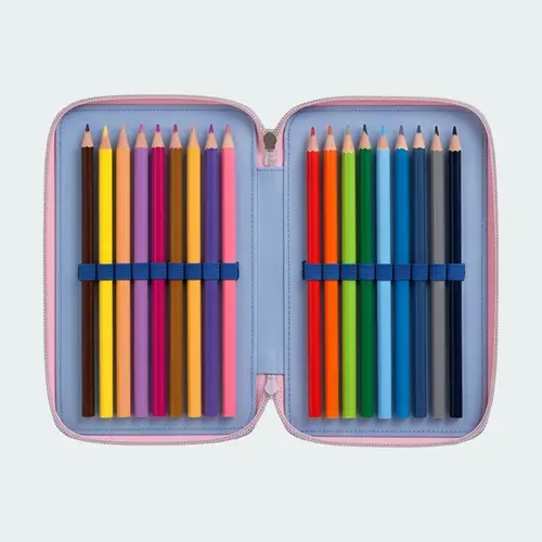 Disney Frozen Gevuld Etui 3 Vaks – Elsa – Blauw – 51 Delig – Officieel Gelicenseerd – Inclusief Stiften, Kleurpotloden en Schoolspullen Disney Frozen Gevuld Etui 3 Vaks – Elsa – Blauw – 51 Delig – Officieel Gelicenseerd – Inclusief Stiften, Kleurpotloden en Schoolspullen