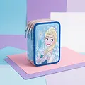 Disney Frozen Gevuld Etui 3 Vaks – Elsa – Blauw – 51 Delig – Officieel Gelicenseerd – Inclusief Stiften, Kleurpotloden en Schoolspullen Disney Frozen Gevuld Etui 3 Vaks – Elsa – Blauw – 51 Delig – Officieel Gelicenseerd – Inclusief Stiften, Kleurpotloden en Schoolspullen