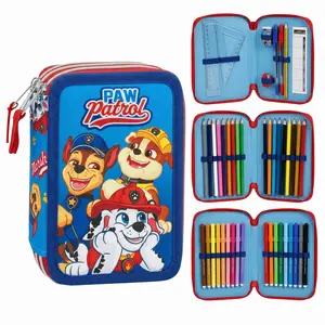 Nickelodeon Paw Patrol Filled Pencil Case 3 Compartments