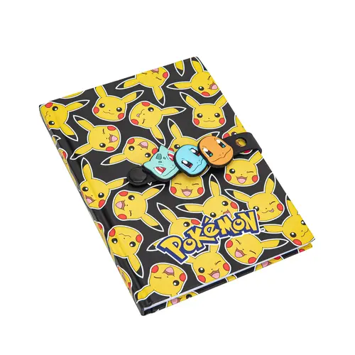 Pokemon Pokémon Pikachu Notitieboek met Armband Sluiting – Hardcover – Gelinieerde Pagina's – Officieel Gelicenseerd Pokemon Pokémon Pikachu Notitieboek met Armband Sluiting – Hardcover – Gelinieerde Pagina's – Officieel Gelicenseerd