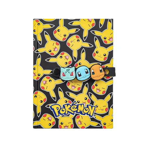 Pokemon Pokémon Pikachu Notitieboek met Armband Sluiting – Hardcover – Gelinieerde Pagina's – Officieel Gelicenseerd Pokemon Pokémon Pikachu Notitieboek met Armband Sluiting – Hardcover – Gelinieerde Pagina's – Officieel Gelicenseerd