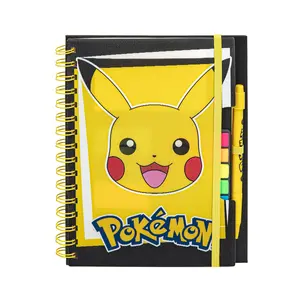 Pokemon Pokémon Pikachu Notebook with Pen and Sticky Notes