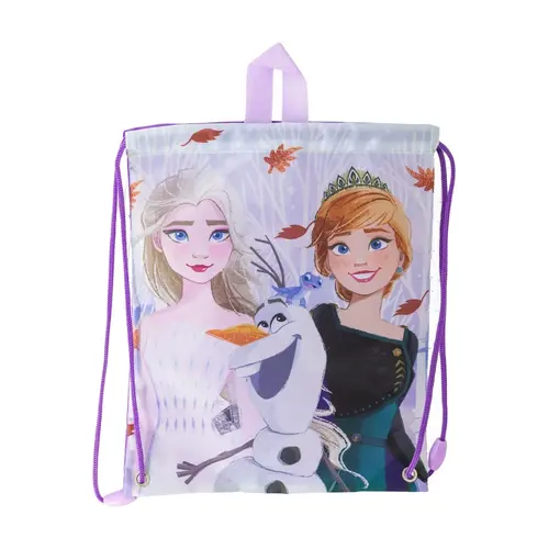 Disney Disney Frozen Zwemtas / Gymtas Meisjes Paars - Elsa Anna Olaf - Sporttas met Trekkoorden