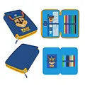 Nickelodeon Paw Patrol Chase Gevulde Fluffy Etui - 1 Zipper Etui met Schoolspullen - Pluche Etui - Officiële Paw Patrol Merchandise Nickelodeon Paw Patrol Chase Gevulde Fluffy Etui - 1 Zipper Etui met Schoolspullen - Pluche Etui - Officiële Paw Patrol Merchandise