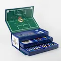 Real Madrid Real Madrid Tekendoos XL - 42 Delige Kleurset met Kleurpotloden, Stiften, Verf en Koffer - Officiële Real Madrid Merchandise Real Madrid Real Madrid Tekendoos XL - 42 Delige Kleurset met Kleurpotloden, Stiften, Verf en Koffer - Officiële Real Madrid Merchandise